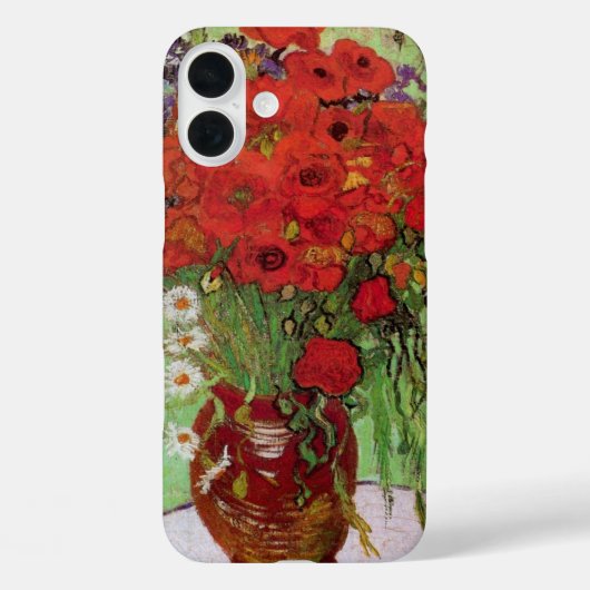 Red Poppies en Daisies door Vincent van Gogh Case-Mate iPhone Case (Achterkant)