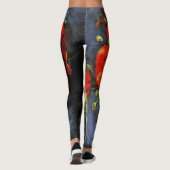 Red Poppies en Daisies door Vincent van Gogh Leggings (Achterkant)