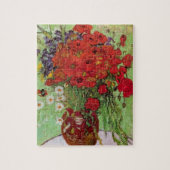 Red Poppies en Daisies door Vincent van Gogh Legpuzzel (Verticaal)