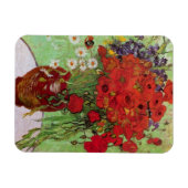 Red Poppies en Daisies door Vincent van Gogh Magneet (Horizontaal)