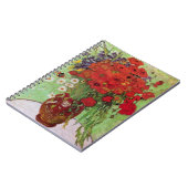 Red Poppies en Daisies door Vincent van Gogh Notitieboek (Linkerzijde)