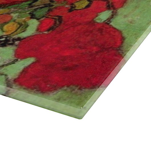 Red Poppies en Daisies door Vincent van Gogh Snijplank (Hoek)