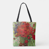 Red Poppies en Daisies door Vincent van Gogh Tote Bag (Achterkant)