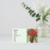 Red Poppies en Daisies door Vincent van Gogh Visitekaartje (Staand voorkant)