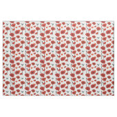 Red Poppies Fabric Stof (Fat Quarter)