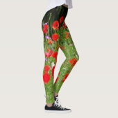 Red Poppies Field Legging (Rechts)