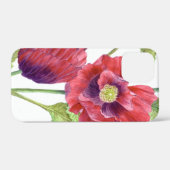 Red Poppies Floral Art Case-Mate iPhone Case (Achterkant (horizontaal))