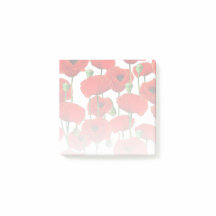 Red Poppies Floral Pattern
