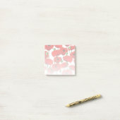 Red Poppies Floral Pattern Post-it® Notes (Op bureau)