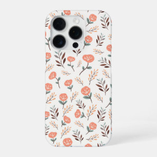 Red Poppies Floral Telefoonhoesje iPhone 16 Pro Hoesje