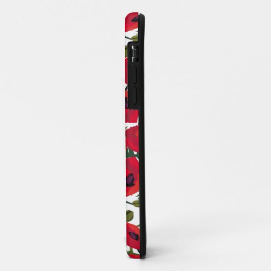 Red Poppies Flower Pattern Case-Mate iPhone Case (Achterkant/links)