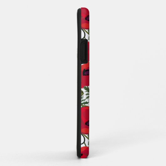 Red Poppies Flower Pattern Case-Mate iPhone Case (Achterkant/rechts)