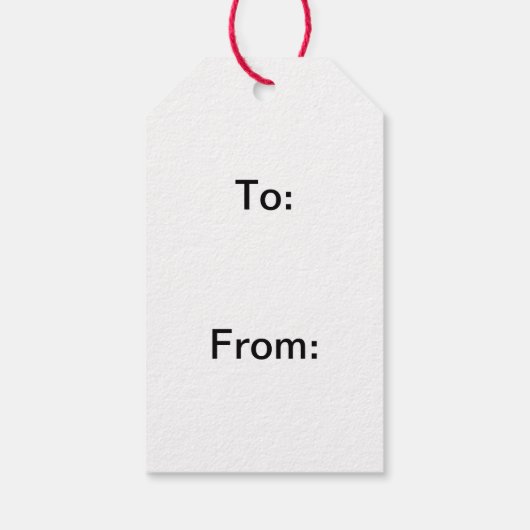 Red Poppies Gift labels Cadeaulabel (Achterkant)