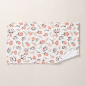 Red Poppies in Scandinavian Style Bad Handdoek (Handdoek)