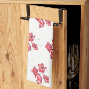 Red Poppies Kitchen Towel Theedoek