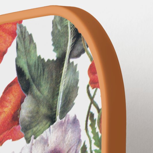 Red Poppies Patroon op maat Pickleball Paddle (Links Detail)