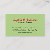 Red Poppies Poppy Flowers Blue Sky Visitekaartje (Achterkant)