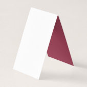 Red Poppies sociale media hashtag bruiloft Visitekaartje (Achterkant)