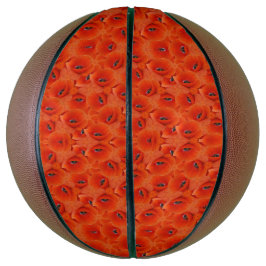 Red poppies symphony basketbal