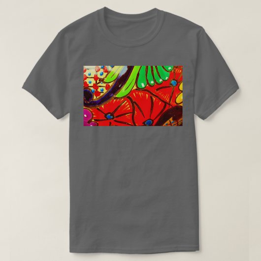 Red Poppies Talavera T-shirt (Design voorkant)
