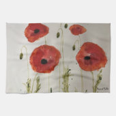 Red Poppies Tea Towel Theedoek (Horizontaal)