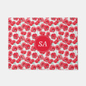 Red Poppies Terug naar School Dorm Essentials Deurmat (Voorkant)