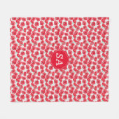 Red Poppies Terug naar School Dorm Essentials Fleece Deken (Voorkant (Horizontaal))