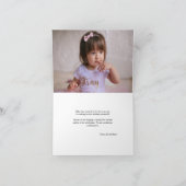 Red Poppies Thank You Card Bedankkaart (Binnen)