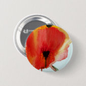 Red Poppies waterverf moderne bloemkunst Ronde Button 5,7 Cm (Voorkant /achterkant)