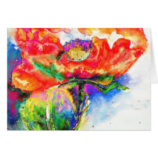 Red Poppy (Voorkant Horizontaal)