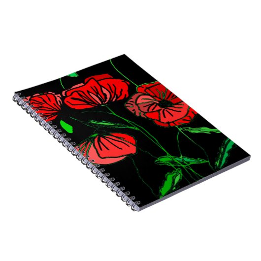 Red Poppy Art - Notitieboek (Rechterzijde)
