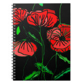 Red Poppy Art - Notitieboek (Voorkant)