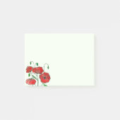 Red Poppy Art Post-it® Notes (Voorkant)