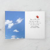 Red Poppy Birthday voor Friend Kaart (Binnen)