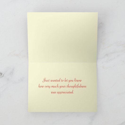 Red Poppy Blossom Bedankt (Binnen)