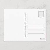 Red Poppy Briefkaart (Achterkant)