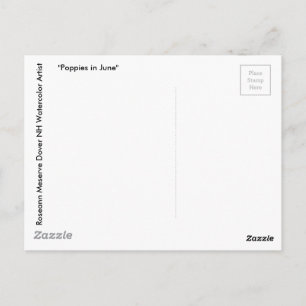 Red Poppy Briefkaart