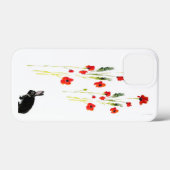 Red Poppy Bunny Rabbit Floral Case-Mate iPhone Case (Achterkant (horizontaal))