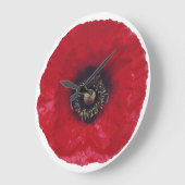 Red Poppy Clock Grote Klok (Hoek)