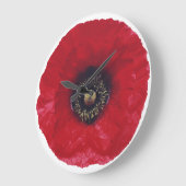 Red Poppy Clock Grote Klok (Hoek)