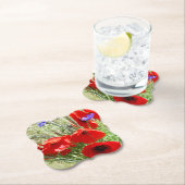 Red Poppy, Cottage Garden foto Kartonnen Onderzetters (Insitu)