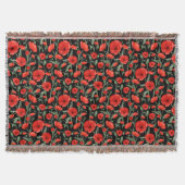Red Poppy Deken (Voorkant)