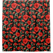 Red Poppy Douchegordijn (Voorkant)