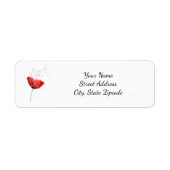 Red Poppy Etiket (Voorkant)