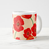 Red Poppy Field Grote Koffiekop (Voorkant rechts)