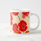 Red Poppy Field Grote Koffiekop (Rechts)