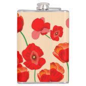 Red Poppy Field Heupfles (Achterkant)