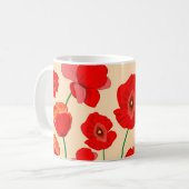 Red Poppy Field Koffiemok (Voorkant links)