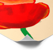 Red Poppy Field Poster (Hoek)
