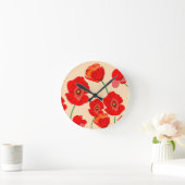 Red Poppy Field  Ronde Klok (Huis)